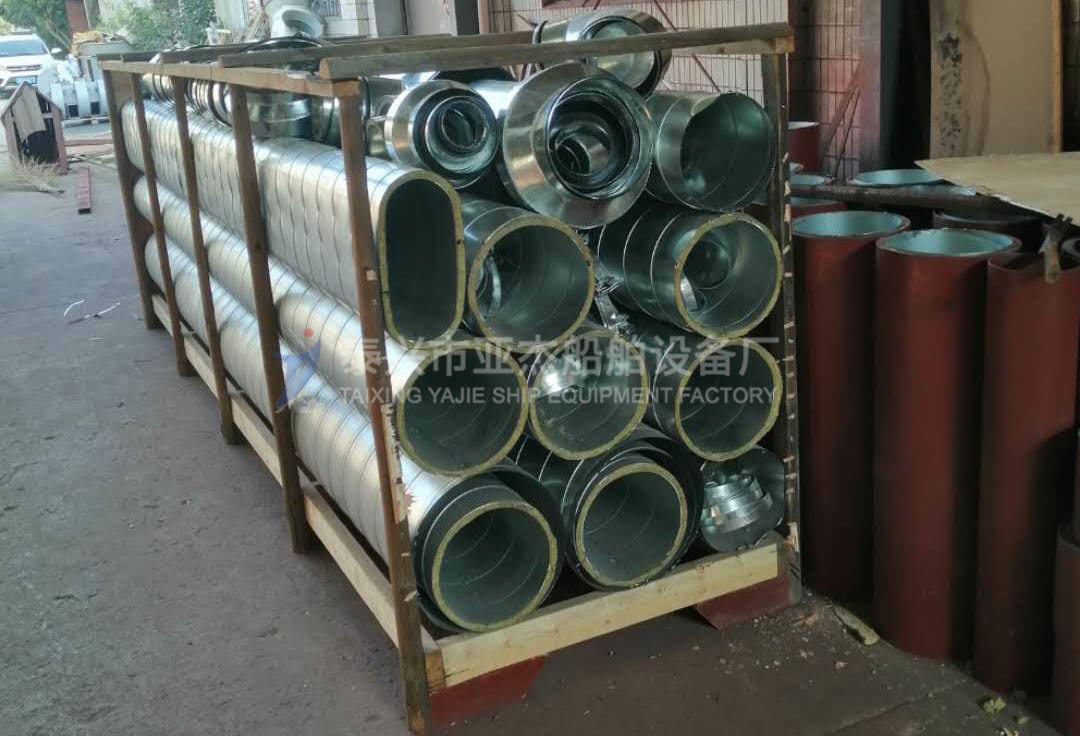 船用中央空調絕熱扁圓橢圓螺旋風管